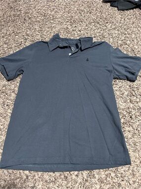 Volcom Men's Charcoal Polo Shirt